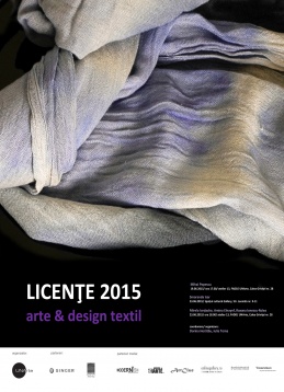Expozițiile absolvenților de Arte textile - Design textil/2015