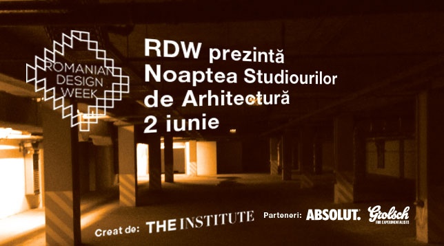 Call for studios @RDW / Noaptea studiourilor de arhitectură