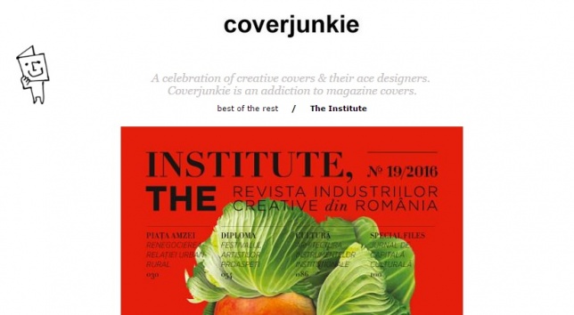 Coperta Institute, The Magazine pe coverjunkie.com