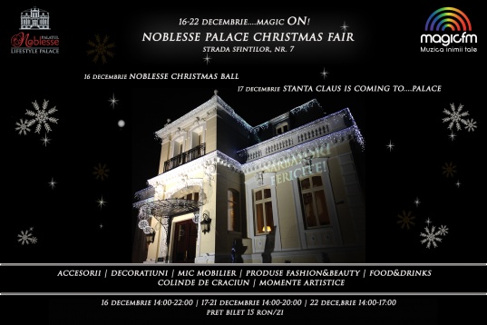 Noblesse Palace Christmas Fair – Magic ON!