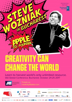 Co-fondatorul Apple, Steve Wozniak, vine la Conferința Globală IAA 