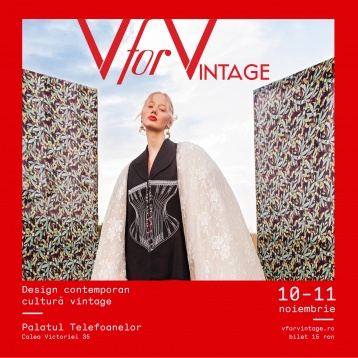 V for VINTAGE 21 -	târg de design contemporan și cultură vintage
