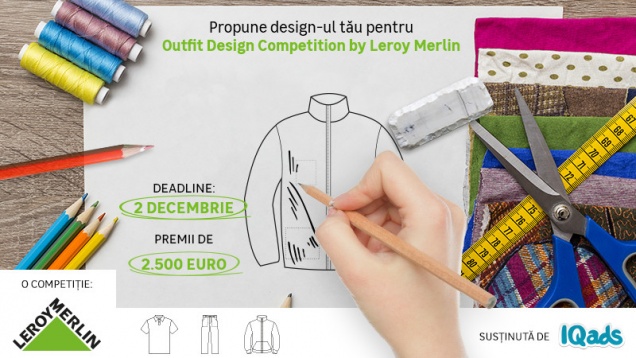 Înscrie-ți primul proiect de bricolaj vestimentar în cadrul competiției de design by Leroy Merlin & IQads