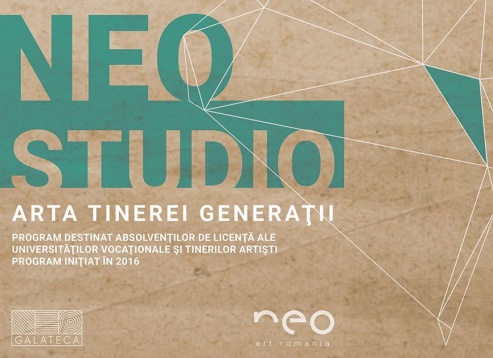 Galeria Galateca lansează înscrierile pentru concursul de proiecte Neo Studio, 2019