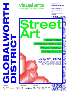 Street art și tehnologie în Globalworth District, într-o nouă ediție dedicată artelor vizuale