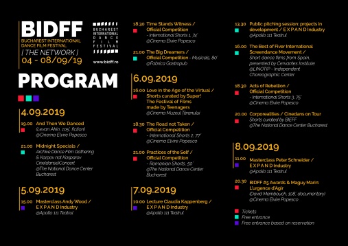 Începe Bucharest International Dance Film Festival