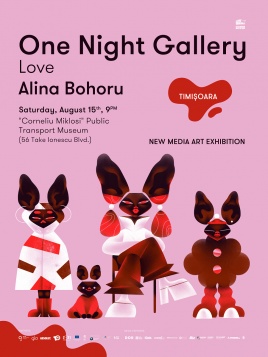 Expoziția de new media art One Night Gallery,  pe 15 august la Timișoara