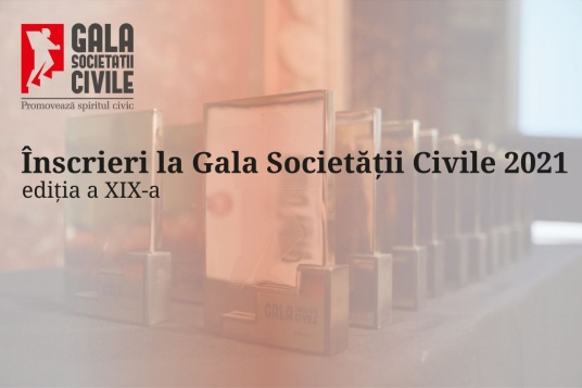 Înscrieri la Gala Societății Civile 2021