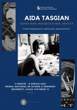 „Aida Tasgian. Graficiană, machetatoare, artistă” - exponatul lunii martie, la Muzeul Național de Istorie a României