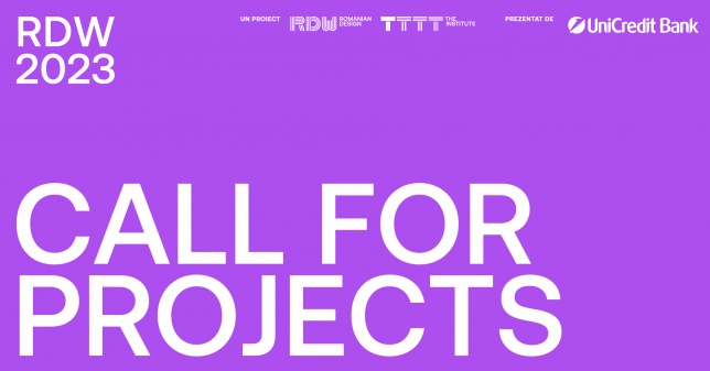 Call for projects >> Romanian Design Week 2023