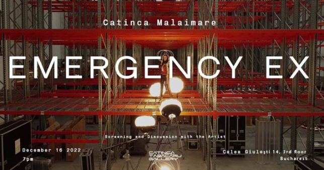 Catinca Malaimare: Emergency EX la Galeria Catinca Tăbăcaru 