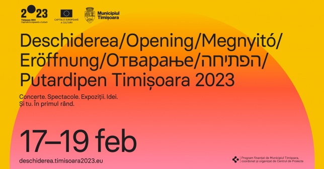 Cu mic, cu mare, Deschidem Timișoara 2023 – Capitală Europeană a Culturii!