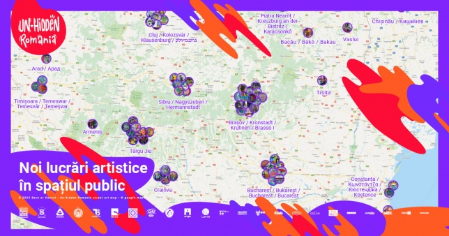Accesează harta Un-hidden Romania și descoperă cele mai recente lucrări de street art
