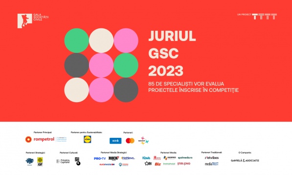 The Institute anunţă juriul competiţiei Gala Societăţii Civile 2023 - Ediția numărul 21 -