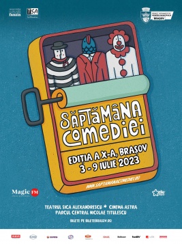 Festivalul SĂPTĂMÂNA COMEDIEI aniversează 10 ani cu teatru, film, spectacole și concerte în aer liber