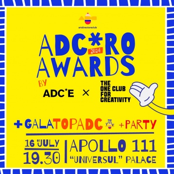 ADC*RO AWARDS are, pentru prima dată, un juriu internațional. Gala de decernare a premiilor va avea loc pe 16 iulie