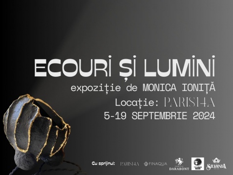 „Ecouri și lumini”:  o expoziție de Monica Ioniță, care reînvie materialele reciclate prin artă