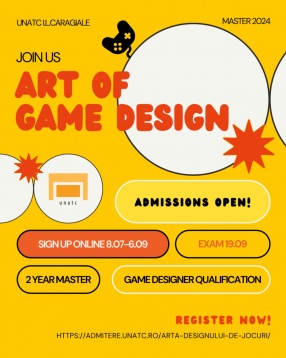 Masteratul "Art of Game Design" Oferă Calificarea de Game Designer începând din acest an 