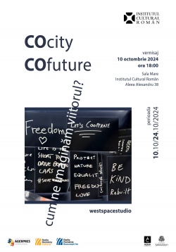 Expoziția „COcityCOfuture” la sediul ICR: Orașul viitorului imaginat de arh. Emil Ivănescu