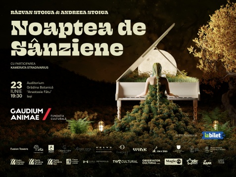 Concert „Noaptea de Sânziene”, în Grădina Botanică din Iași, pe 23 iunie