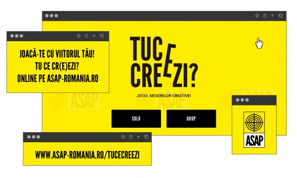 ASAP România și Alex Zamfir deschid conversația despre meserii creative, AI și sustenabilitate, prin jocul „Tu ce cre(e)zi?”