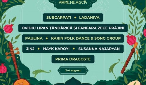 Festivalul Strada Armenească revine pe 2, 3 și 4 august, cu o nouă ediție în Grădina Botanică din București