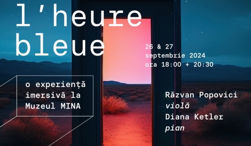 L’heure bleue – o experiență imersivă la Muzeul MINA, un nou proiect al Festivalului SoNoRo