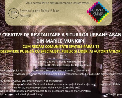 Modele creative de revitalizare a siturilor urbane în mari municipii