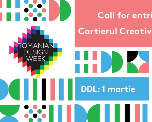 CALL FOR EVENTS: CARTIERUL CREATIV @RDW 2019