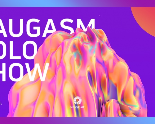 Expoziția Baugasm Solo Show - parte din Visual Playground 2019, la Qreator