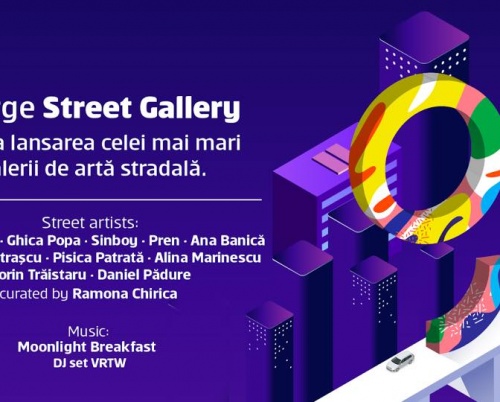 One Night Gallery anunță primul concert augmentat din România în cadrul lansării celei mai mari galerii de artă stradală