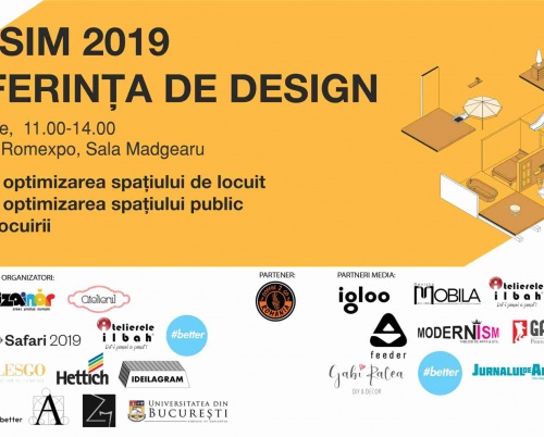 Conferința de design 2019, Romexpo, 14 septembrie - Despre utilizarea și optimizarea spațiilor
