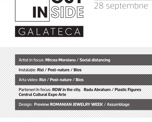  Inside/Outside 2.0 Galateca | O nouă serie de proiecte în cadrul proiectului curatorial din vitrinele galeriei