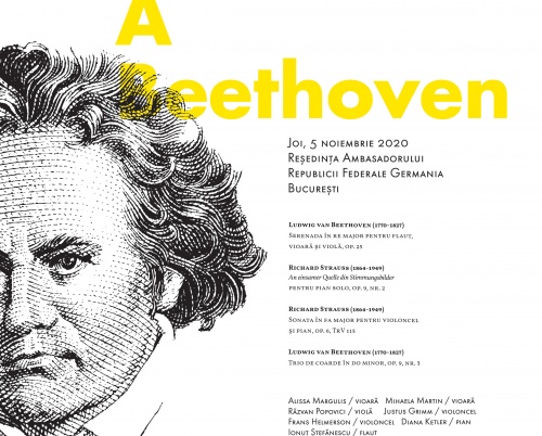 Ultimul concert online al Festivalului SoNoRo XV „Pasărea Măiastră” –un elogiu “Á Beethoven”
