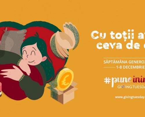 A început săptămâna generozității - toți românii sunt invitați să facă o faptă bună de GivingTuesday