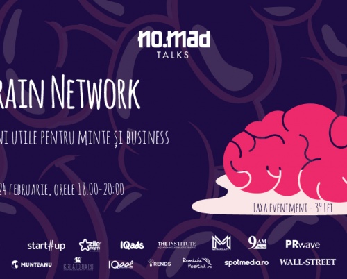 Conexiuni utile pentru minte și business la Brain Network, noul eveniment online dezvoltat de NO.MAD Talks