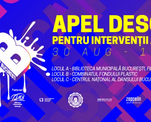 Apel deschis pentru intervenții artistice Street Art București