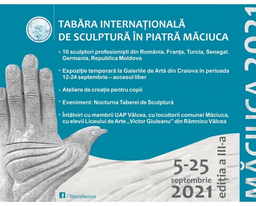   Cea de-a treia ediție a Taberei Internaționale de Sculptură în Piatră Măciuca, între 5 – 25 septembrie