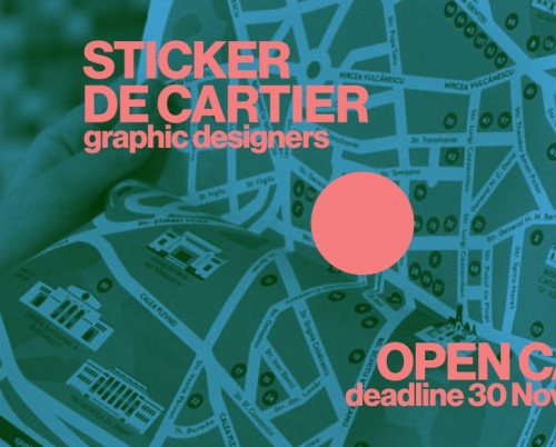 OPEN CALL pentru GRAPHIC DESIGNers: STICKER DE CARTIER