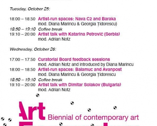 Maratonul Art Encounters: Conferință de presă, invitații, Bienala Art Encounters 2023