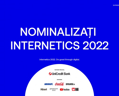 Internetics 2022 anunță proiectele nominalizate