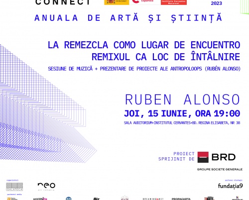 Sesiune muzicală remixată, un proiect Antropoloops (Spania), la sediul Institutului Cervantes 