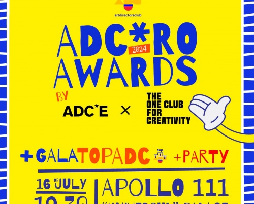 ADC*RO AWARDS are, pentru prima dată, un juriu internațional. Gala de decernare a premiilor va avea loc pe 16 iulie
