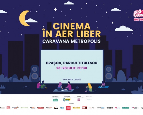 Brașovul găzduiește șase seri de Cinema în aer liber, între 23 și 28 iulie