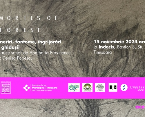 Eveniment sonor în premieră la finisajul expoziției „Memories of a forest”  la Indecis, Bastion 3, Timișoara