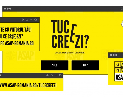 ASAP România și Alex Zamfir deschid conversația despre meserii creative, AI și sustenabilitate, prin jocul „Tu ce cre(e)zi?”